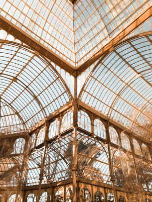 Crystal Palace, Madrid, Spain Wallpaper 2858x3810