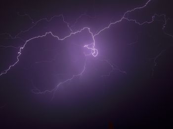 lightning, night, thunder Wallpaper 800x600