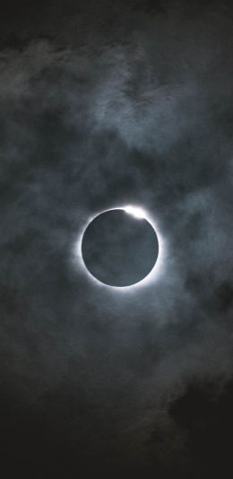 solar eclipse, sky Wallpaper 1440x2960
