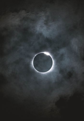 solar eclipse, sky Wallpaper 1640x2360