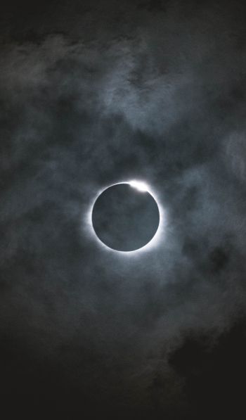 solar eclipse, sky Wallpaper 600x1024