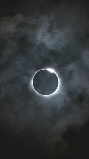 solar eclipse, sky Wallpaper 640x1136