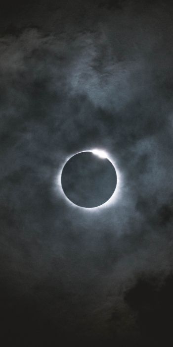 solar eclipse, sky Wallpaper 720x1440