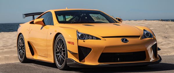 Lexus, Lexus LFA, sports car Wallpaper 3440x1440