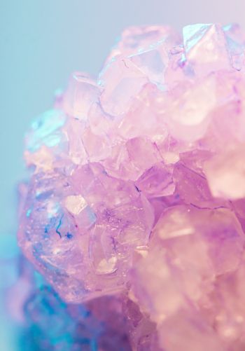 pink, ice, crystal Wallpaper 1668x2388
