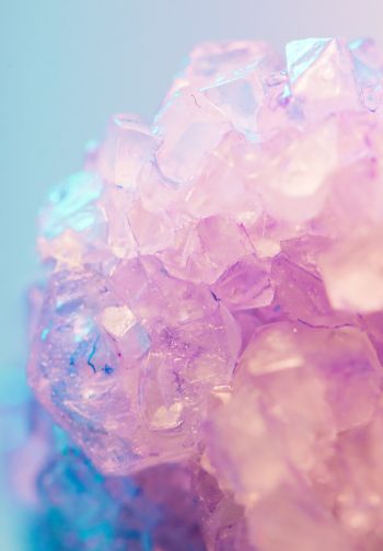 pink, ice, crystal Wallpaper 1640x2360