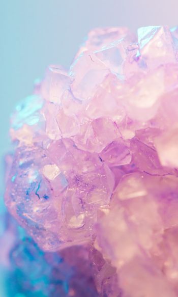 pink, ice, crystal Wallpaper 1200x2000