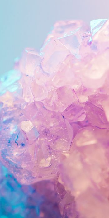 pink, ice, crystal Wallpaper 720x1440
