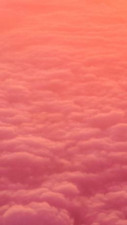 clouds, pink, soft Wallpaper 640x1136