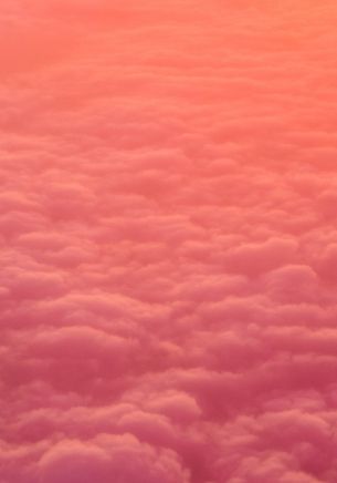 clouds, pink, soft Wallpaper 1668x2388