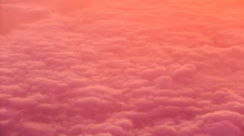 clouds, pink, soft Wallpaper 1920x1080