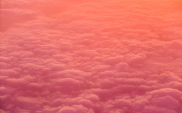 Обои 1920x1200 облака, розовый, мягкий