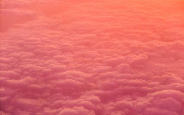 clouds, pink, soft Wallpaper 2560x1600