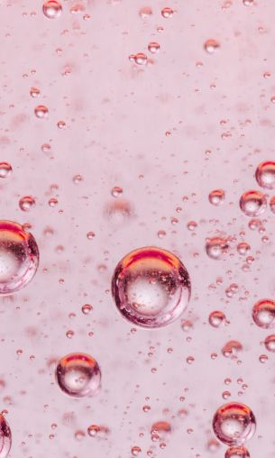 bubbles, liquid, pink Wallpaper 1200x2000
