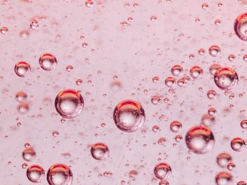 bubbles, liquid, pink Wallpaper 1024x768