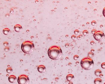 bubbles, liquid, pink Wallpaper 1280x1024