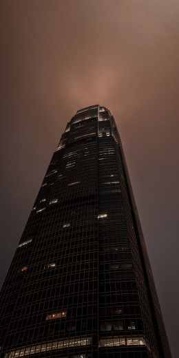 high-rise, night, building Wallpaper 720x1440