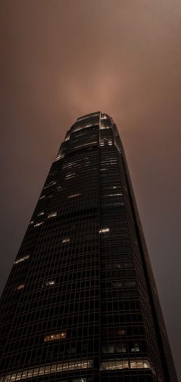 high-rise, night, building Wallpaper 1440x3040