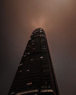 high-rise, night, building Wallpaper 3024x3780