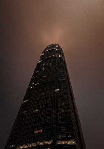 high-rise, night, building Wallpaper 1640x2360