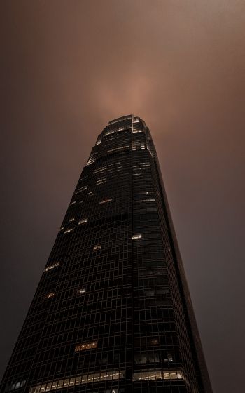 high-rise, night, building Wallpaper 800x1280