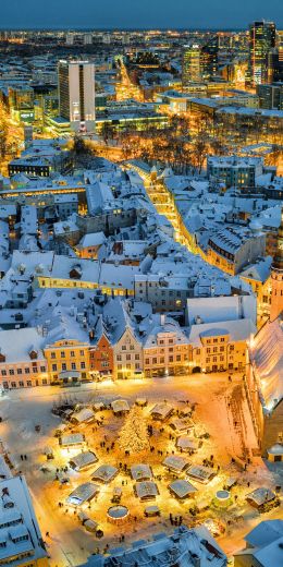 Tallinn, Estonia, city Wallpaper 720x1440