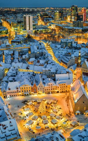 Tallinn, Estonia, city Wallpaper 1752x2800