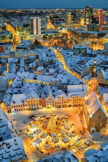 Tallinn, Estonia, city Wallpaper 640x960