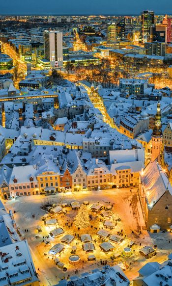 Tallinn, Estonia, city Wallpaper 1200x2000