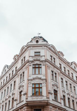 building, carved, white Wallpaper 1640x2360