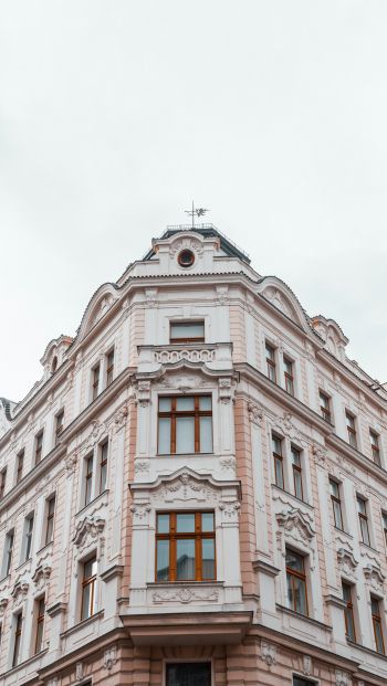 building, carved, white Wallpaper 640x1136