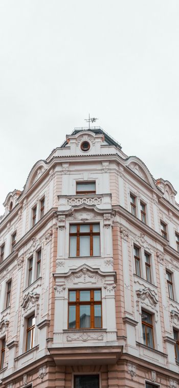 building, carved, white Wallpaper 1080x2340