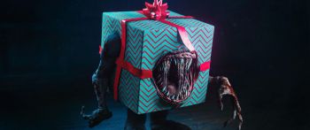 monster, gift, 3D modeling Wallpaper 2560x1080