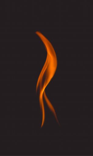 fire, flame, black Wallpaper 1200x2000