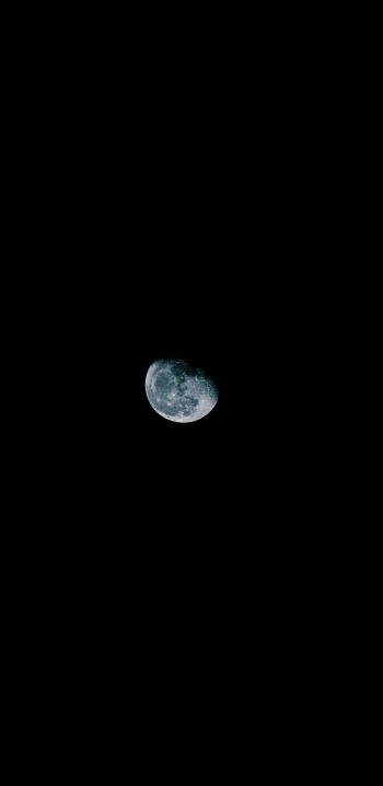 moon, night, sky Wallpaper 1440x2960