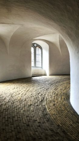 round tower, Denmark, Copenhagen Wallpaper 2200x3912