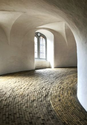 round tower, Denmark, Copenhagen Wallpaper 1668x2388