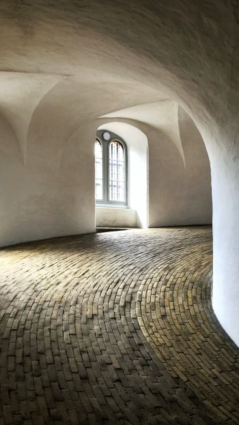 round tower, Denmark, Copenhagen Wallpaper 640x1136