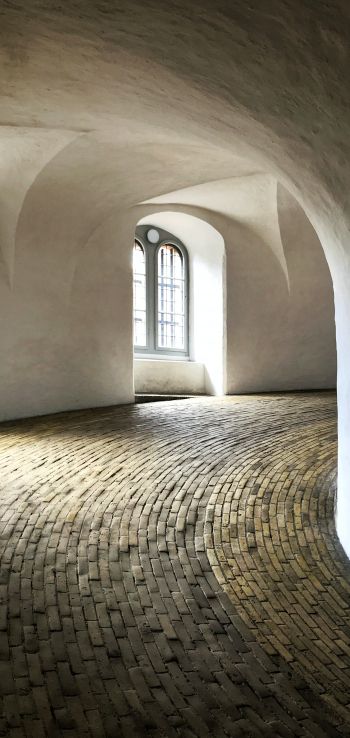 round tower, Denmark, Copenhagen Wallpaper 720x1520