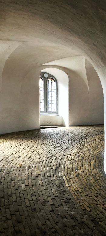 Обои 1080x2400 круглая башня,  Дания, Копенгаген