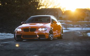BMW, sports car, sunset Wallpaper 1920x1200