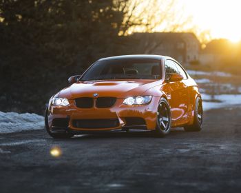 BMW, sports car, sunset Wallpaper 1280x1024
