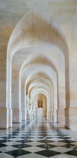 Palace of Versailles, Versailles, France Wallpaper 1440x2960