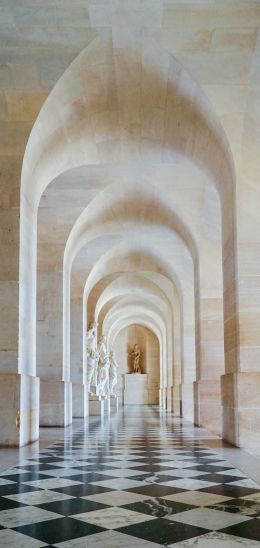 Palace of Versailles, Versailles, France Wallpaper 1440x3040