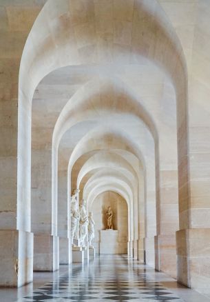 Palace of Versailles, Versailles, France Wallpaper 1640x2360