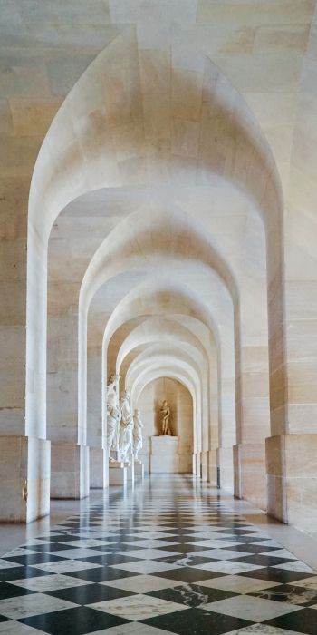 Palace of Versailles, Versailles, France Wallpaper 720x1440