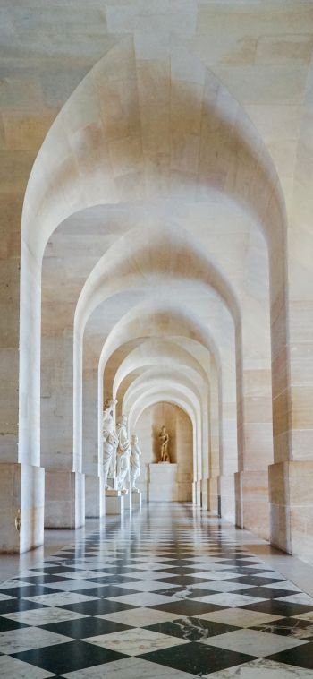 Palace of Versailles, Versailles, France Wallpaper 1080x2340