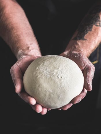 dough, hands, chef Wallpaper 1620x2160