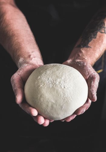 dough, hands, chef Wallpaper 1668x2388