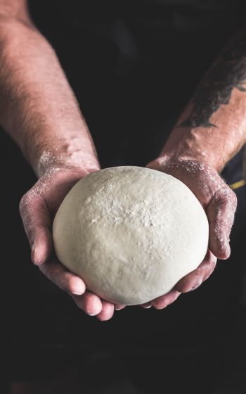 dough, hands, chef Wallpaper 1200x1920
